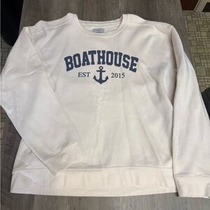 Boathouse Men's Cream Crewneck Sweater